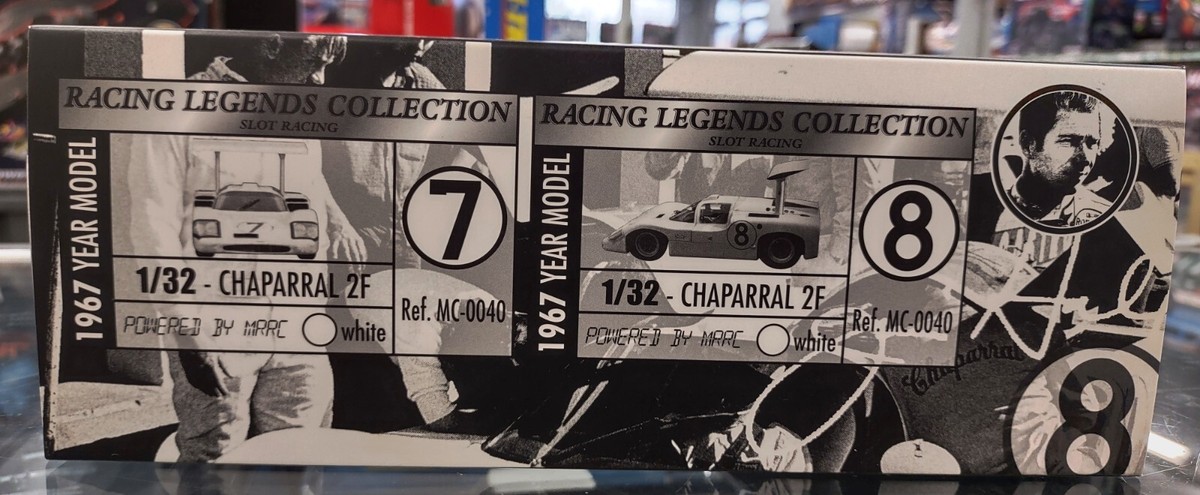 MRRC MC-0040 Chaparral 2F #7 #8 Jim Hall Racing Legends 2 Car Set