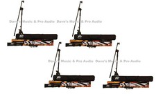 4 Peavey Pv-msp2 Complete Microphone Stage Packages- Stand, Bag & Xlr Cable New
