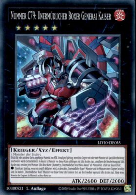 Yugioh LD10-DE035 - Nummer C79: Unermüdlicher Boxer General Kaiser - 1. Auflage