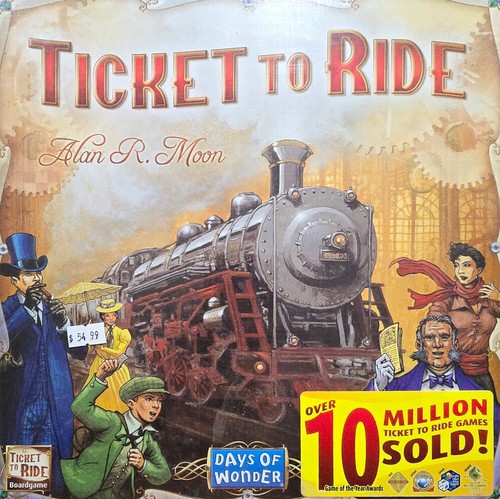 Days of Wonder Ticket To Ride by Alan R. Moon Train Adventure Board Game