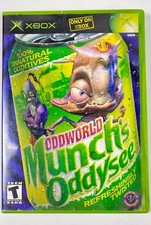 Oddworld Munch's Oddysee Microsoft Xbox Complete Manual included Disc Mint