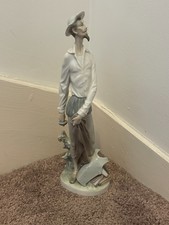 Lladro Don Quixote Figure Figurine Standing Up NO SWORD, #4854, Porcelain, 12"