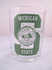 Michigan State University Collegiate collectors glass 4 1/4