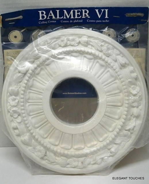 Balmer Vi 12 Inch Montrose Ceiling Medallion 220 Pl Primed White
