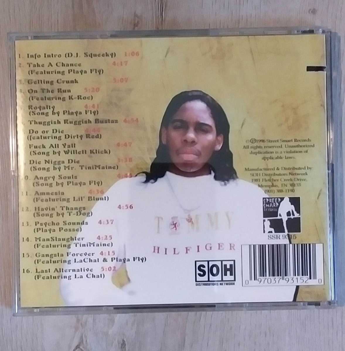 Tommy Wright III – On The Run / G-Funk Gangsta OOP MEGA RARE MEMPHIS RAP