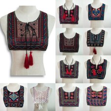 DIY Folk-custom Lace Flower Embroidered Neckline Collar Trim Sew Patch Applique