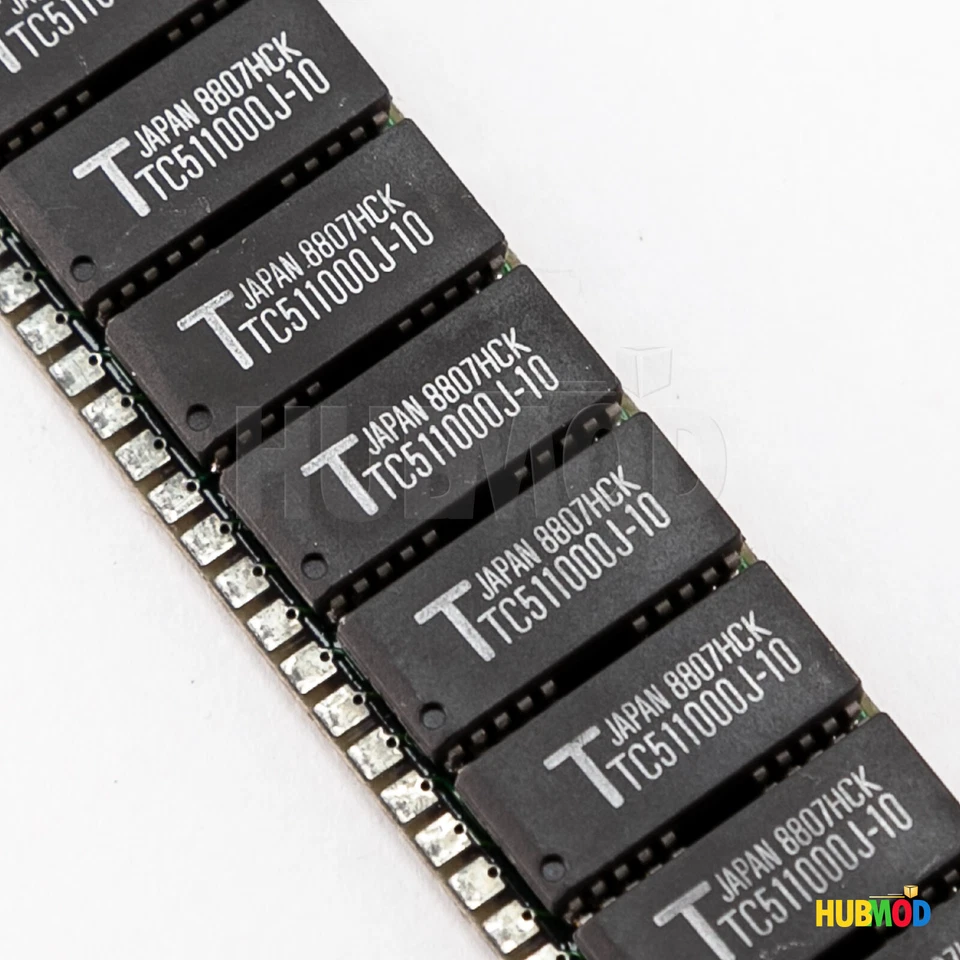 Toshiba THM91000S-10 8810AAA 1MB Simm 30-Pin 1mx9 100ns FPM Parity RAM Memory - Image 2 of 4