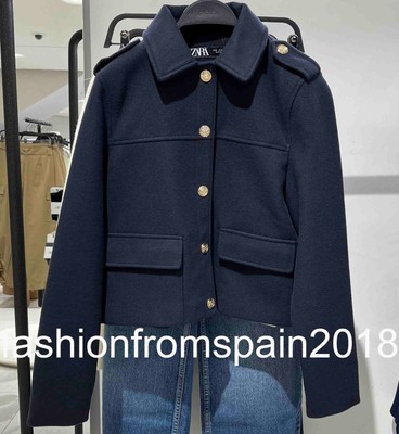 Damen Jacke Zara Weiche Jacke Damen Jacke Mit Woll-Anteil