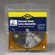 QEP Premium Diamond Gold Blade For Wet Cutting Porcelain & Ceramic Tile 7" 6-700