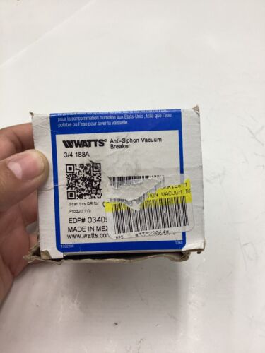 WATTS 3/4 in Anti-Siphon Vacuum Breaker Backflow Preventer 188A, 0340971 - Picture 4 of 5