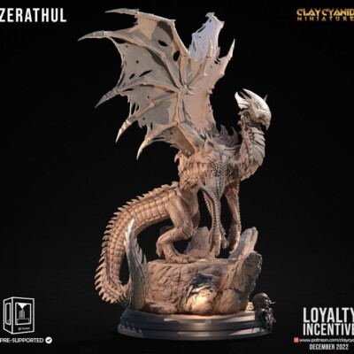Zerathul by Clay Cyanide | D&D | DnD | Pathfinder | Print on Demand