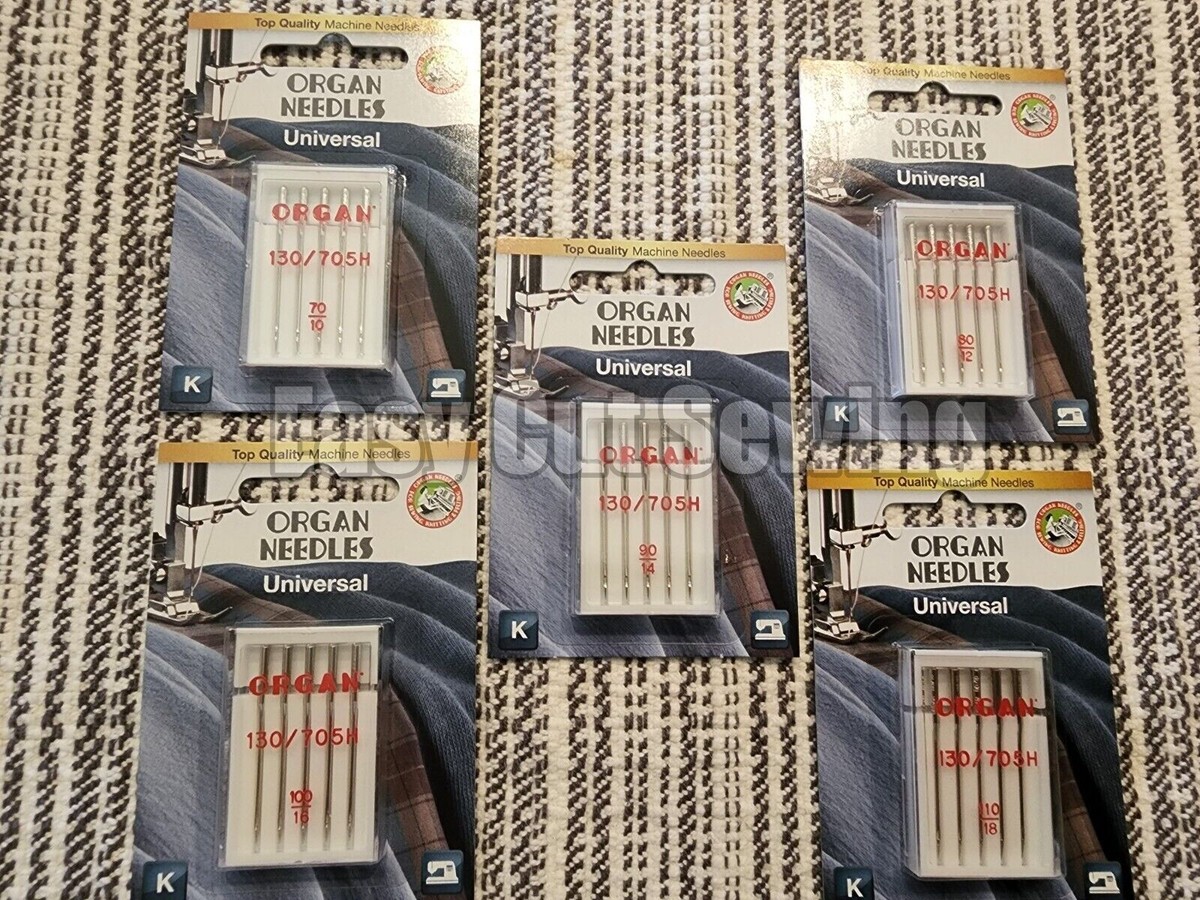 Organ Sewing Needles Lot Kenmore,Brother, Janome 10,12,14,16,18 