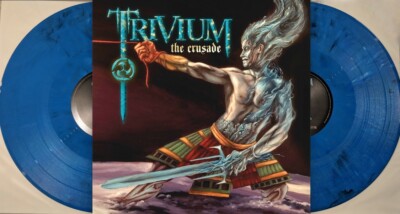 TRIVIUM THE CRUSADE 2x LP *EU* PRESS 2017 MOV 180g BLUE VINYL 1000