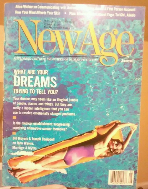 vtg NEW AGE journal magazine july/august 1988 G9 dreams alice