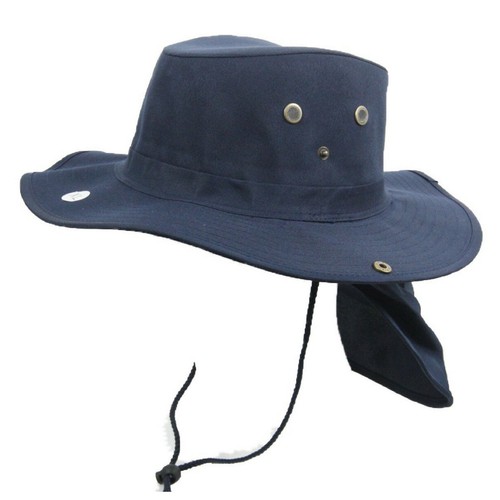 Bucket Cap Fishing Hiking Army Military Neck Cover Sun Flap Hunting Safari Hat - Picture 25 of 35