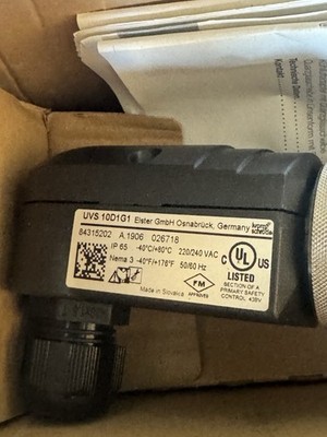 Krom Schroder  UVS 10D0G1 84315200 220/240VAC 50/60hz.  New in Box