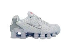 Nike Shox TL Sneaker Bianco Argento Metallizzato EU39 40,5 AR3566-100