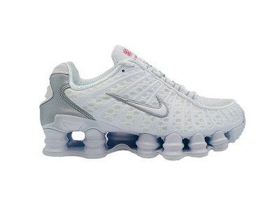 NIKE SHOX TL White Metallic Silver Weiß AR3566-100 Damen Sneaker EU38.5 40