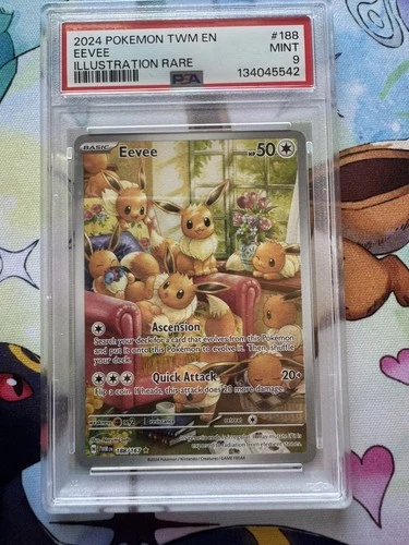 Eevee 188/167 Illustration Rare Twm En-twilight Masquerade  PSA 9