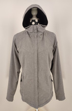 KIRKLAND Giacca con Cappuccio Taglia S/P (UK 6-8), Grigio, Tasche con Cerniera, Usato Ottime Condizioni