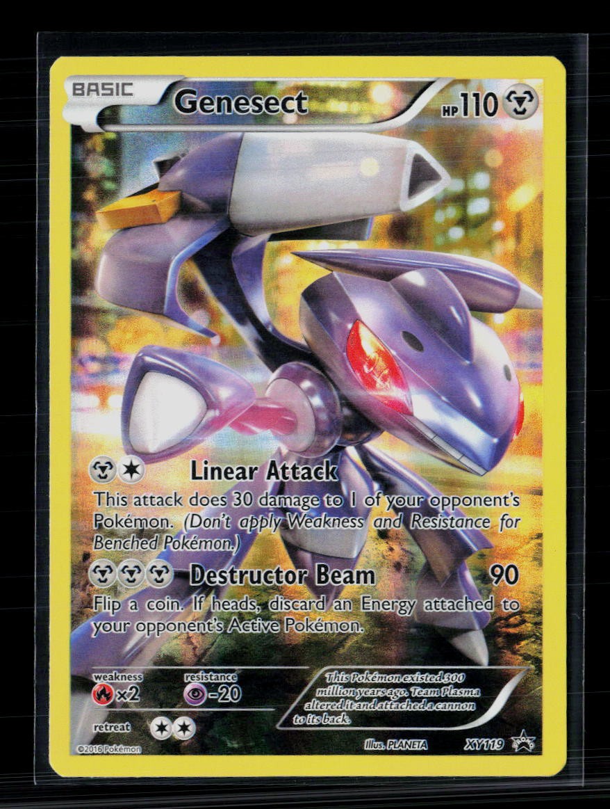 2016 Pokemon XY Genesect XY119 Black Star Promo Holo