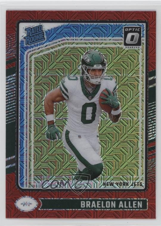 2024 Panini Donruss Optic Rated Red Mojo Prizm Braelon Allen #211 Rookie RC 19l7