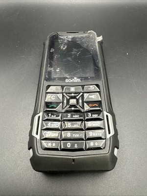 VERIZON SONIM XP5 XP5700 RUGGED SMARTHPHONE PTT WiFi 4G LTE BLACK Untested