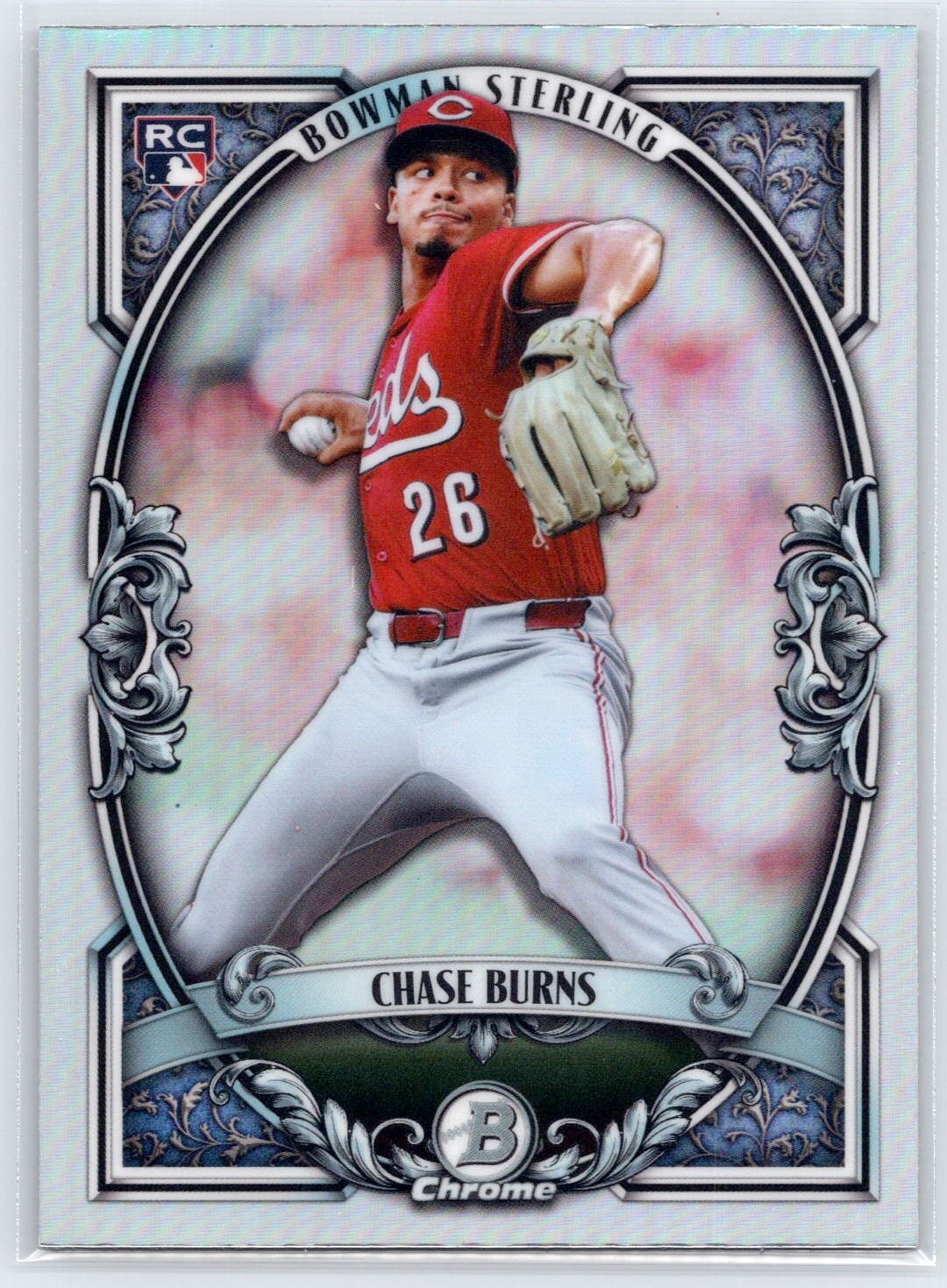 2026 Bowman Chase Burns #BST-10 Bowman Sterling Reds