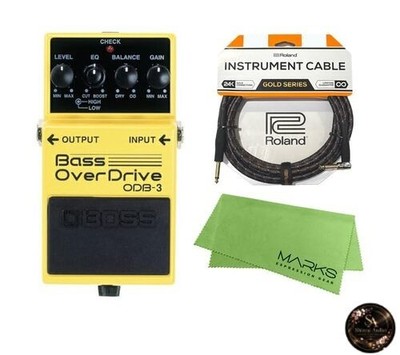 [Roland Cable + Cross Set] BOSS Bass OverDrive ODB-3 Bass Overdrive