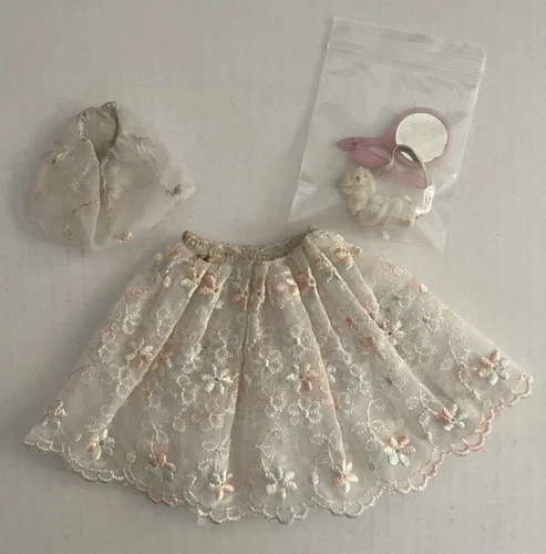 Vintage 1960's Mattel Barbie Doll Outfit Floral Petticoat Complete #921