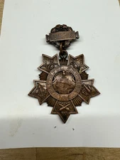 TIFFANY & CO New York NATIONAL GUARD MEDAL 10 Years Faithful Service 1234 Serial