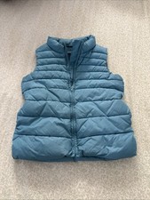 Gap Kids Blue Puffer Vest zip up size 6-7