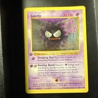 WotC Pokémon TCG Gastly 50/102 Base Set Shadowless 1st Ed  Common 30HP 1999 VNTG
