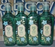 Set of 4 New Bath  Body Works MAGIC IN THE AIR Cleansing Gel Hand Soap 8.0 oz