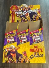 Large Macho Man Randy Savage Cardboard Slim Jim Store Display. RARE WWE WcW