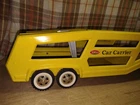 Vintage Steel Tonka Car Carrier No. 2850 Cab and Trailer