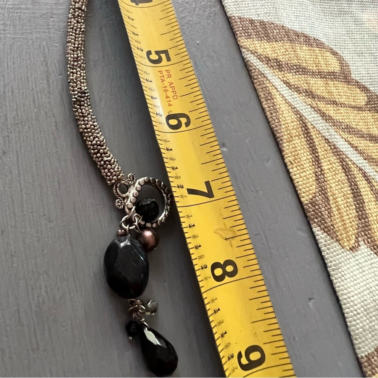 Silver Tone Beaded Toggle Bracelet - image 4