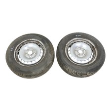 2x VW Golf 6 Caddy 195/65 R15 91V Sommerreifen Felgen 6jx15H2 ET47 ca. 5mm