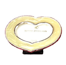 DOULTON Royal Green Sculpted Heart Frame Romantic Gift Rare Photo Frame Picture