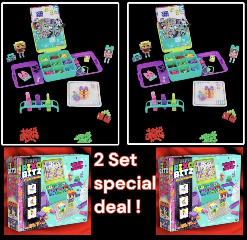 2 SET SPECIAL Pixo Bitz Studio Bead Building Set Make-Mist-Customize-Play - Image 2 of 4