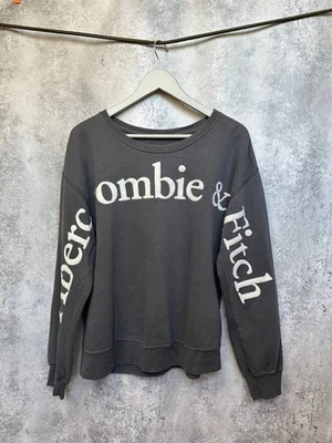 Sweat-shirt vintage Abercrombie & Fitch Soft Collection logo oversize taille L - Photo 1/4