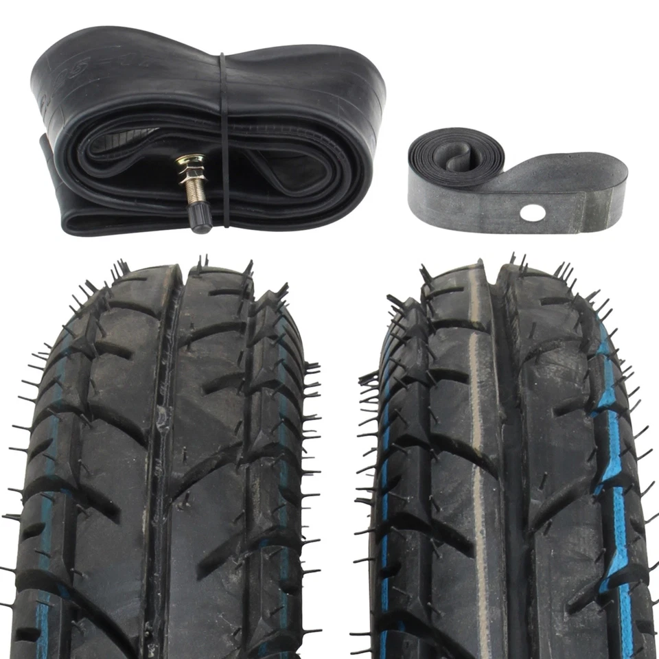 2x Reifen Kenda K208 2.50-17 (2 1/2 x 17) 38P TT + Schlauch + Felgenband - Bild 2 von 4