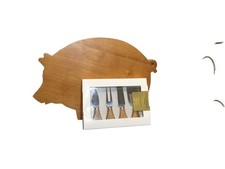 Vintage Martha Stewart Pig Shaped Hardwood Cu...