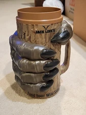 Jack Link's Jerky SASQUATCH Wild Side Bigfoot Hand Store Display Mug Container