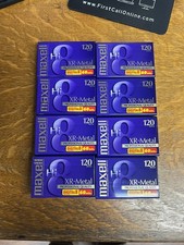 Maxell P6-120 XRM Hi 8 120 min Video Cassette 281211 Lot of 8 New Sealed