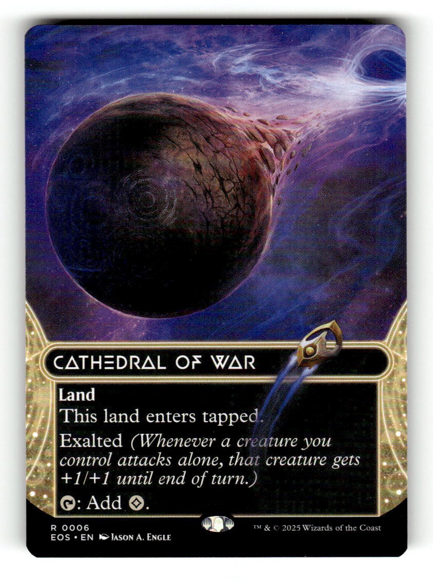 2025 Magic: The Gathering EOS Cathedral of War (0006) (Borderless) 6
