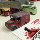 LESNEY MATCHBOX MOKO GRAY WHEELS #47 RED 1 TON TROJAN VAN 1/64 PARTS RESTORE