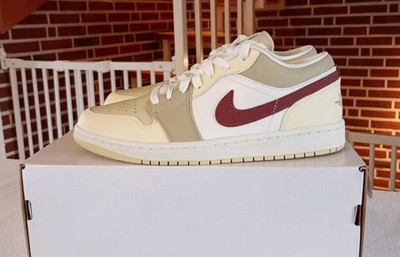 Nike WMNS Air Jordan 1 Low Summit White/ Red Sepia US 8,5 EU 40 Neu in OVP
