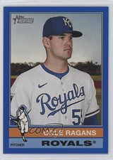 2025 Topps Heritage Dark Blue Border Cole Ragans #187 1i5e