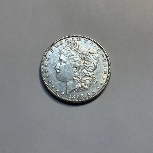 Morgan Silver Dollar 1896 $1 Coin United States E PLURIBUS UNUM Silver